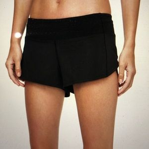 Lululemon Black Speed Up Shorts